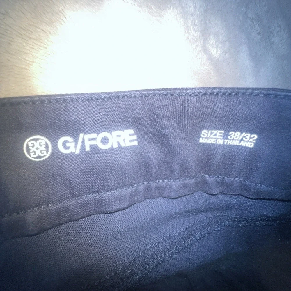 G/FORE Pants Mens 38x32 Navy Blue Stretch 5 Pocket Performance Golf Chino Casual